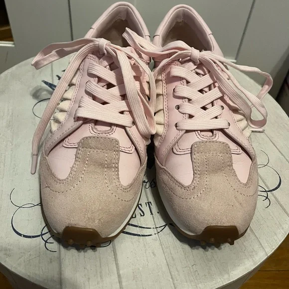 Tory Burch Sport Ruffle Golf Pink Trainers Sneakers - Picture 5 of 11